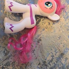 Pinkie Pie Super Power Ponies MLP G4 6" masked Hero Brushable My Little Pony 2010