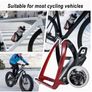 Mini Smart Tracker + Bracket Bottle Cage - Sturdy Red PC Anti-Theft Security Bracket, Image 9