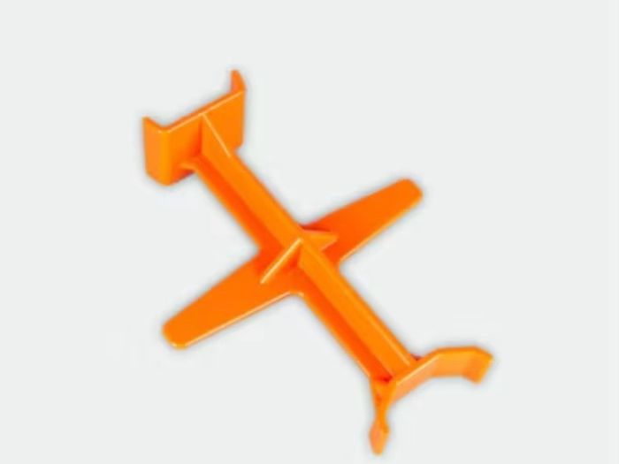 Motocross trailer support plastic bracket