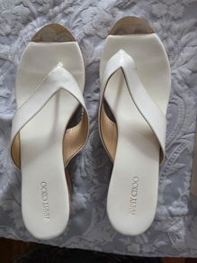 Jimmy Choo White wedges