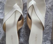 Jimmy Choo White wedges