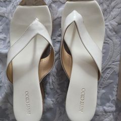 Jimmy Choo White wedges