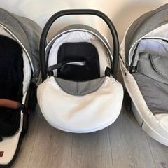 Verdi baby carseat, carrycot and versatile pushchair seat