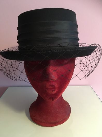 Vintage KANGOL Riding Dressage style HAT with veil