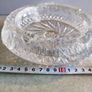 Vintage Haevy Bohmien Crystal Ashtray. Image 3