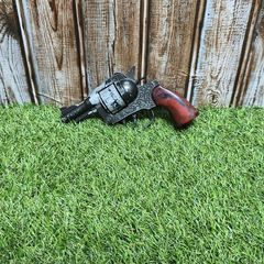 Vintage Crescent Toys Secret S-Agent Revolver Cap Gun Made In England Tested Working