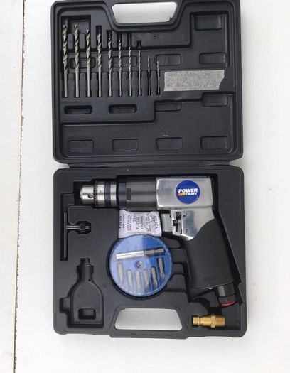 3/8" reversible air drill kit by power craft
