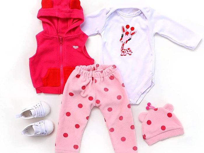 Reborn Baby Dolls Clothes New reborn Babies Clothing Fit Suit for 20-22 inch Dolls (FREE SHIPPING)