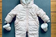 Jasper Conran baby girl snowsuit 0-3 mths