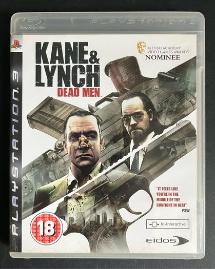 Kane & Lynch: Dead Men. Playstation 3 Video Game.
