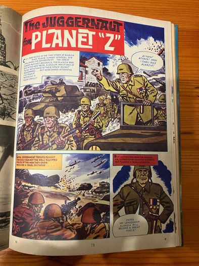 Comic: 'Hurricane' annual 1968