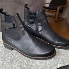 Gabor ankle boots - black leather