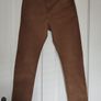 Boys brown chino type jeans Image 5