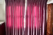 Deep Purple Lined Curtains