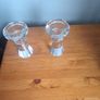Glassware- candle holders, bowl Image 5