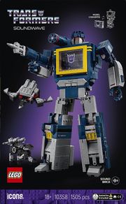 Lego Transformers Soundwave Decepticon 10358