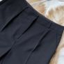 M&S Collection Wide Leg Black Trousers Culottes UK 10 Image 3