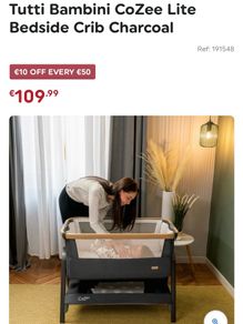 Baby bedside crib