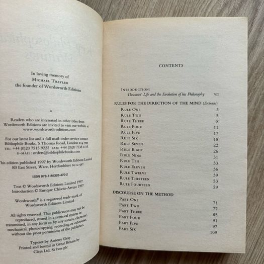Rene Descartes Key Philosophical Writings