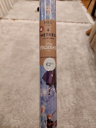 Frozen 4mt M&S Wrapping / Gift Paper