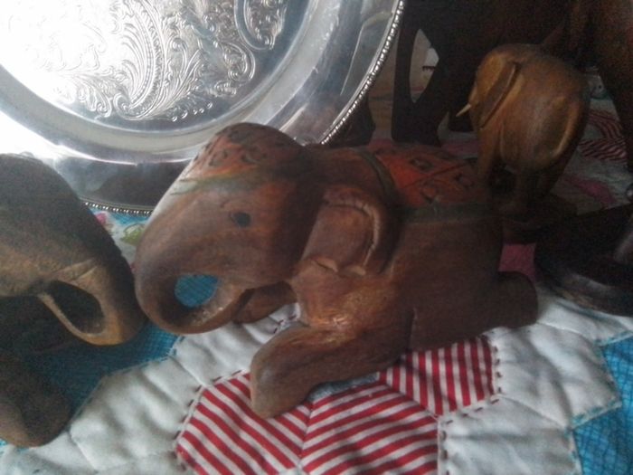 Indian Carved Elephants