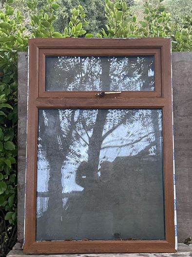 golden oak pvc window