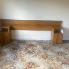 Vintage 70's Headboard with Lockers