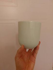 10cm glazed ceramic plant pot