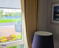 Honey Velour Curtains 90x90