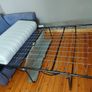 Blue Sofa Bed new seat cushions Image 8