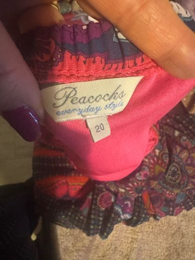 Peacocks boob tube full length maxi dress size UK20 EU48 Perfect condition Postage included