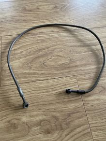 Braided Stainless Brake Hose Line 90cm
