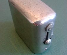 Old travelling inkwell