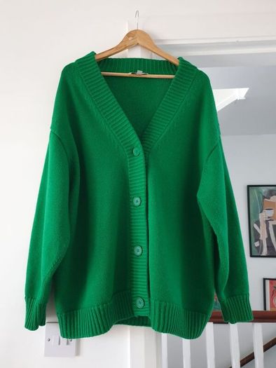 Cos Wool Cardigan Size Large