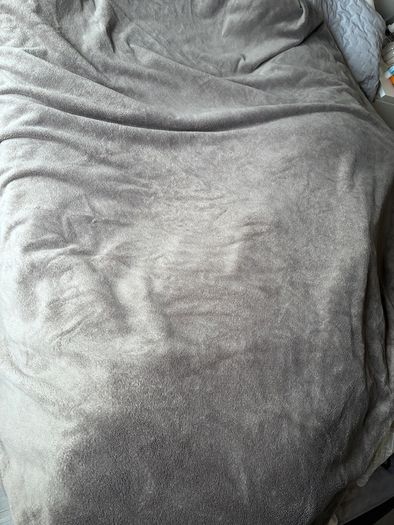 throw 150cm 200cm brown grey colour heavy and thick