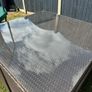 glass top garden table and chairs Image 3