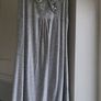 Italian Grey Sleeveless Embellished Tunic Dress with Matching Shrug Cardigan Image 2