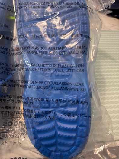 Crocs Baya blue UK size 8