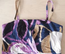Banana republic strapped cropped summer top