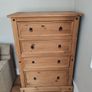 Oak chest of drawers Image 2