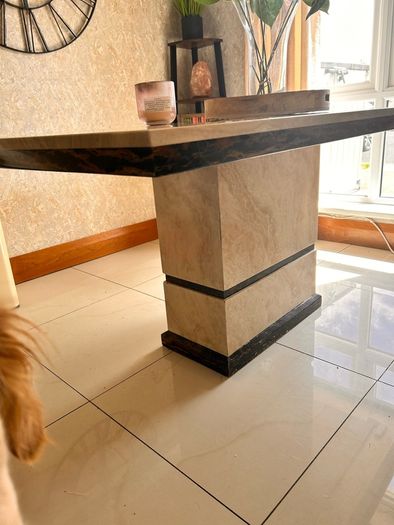Marble dining table