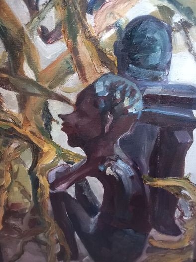 Oil painting on canvas