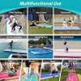 Air Track Artistic Gymnastics Mat 2 3 4 5 6 Metres 10/20 cm Thick Home Gymnastics Mattress/Yoga/Training/Cheerleading/Fun Water with Electric Pump Image 6