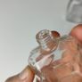 377 - Set of 2 Vintage Collectible Decorative Clear Glass Cussons Bottles Image 3