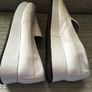 Flat white leather wedge shoes --- size 38 Image 5