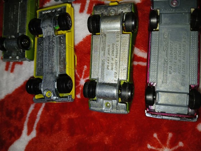 Matchbox Series + Superfast Lot X 7, Mercedes, Mg, Amx, Mazda, Mercury, Rolls-royce