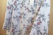 womens top Pink summer floral