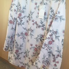 womens top Pink summer floral