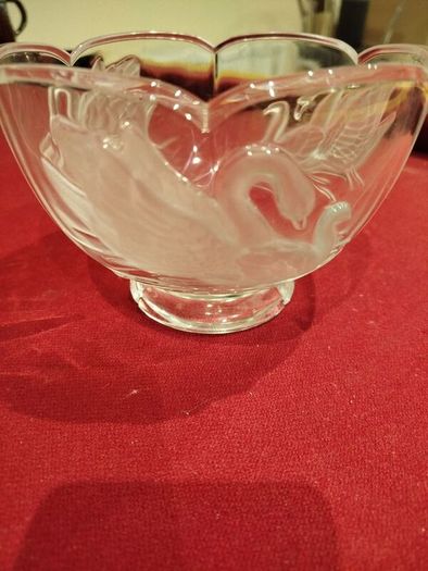 Vintage Teleflora 24% Lead Crystal Bowl