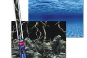 Aqua Nova Tree Roots/Water Double Sided Background 150x60cm